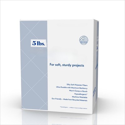  Premium Polyester Fiber Fill, 5 lb. Box 