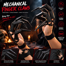 Halloween Articulated Finger Glove Skeleton H...