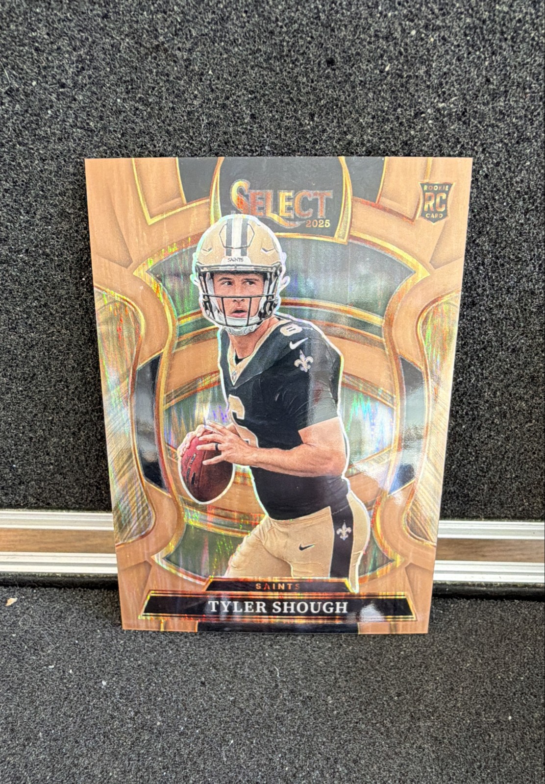 2025 Panini Select - Concourse Tyler Shough #41 Copper Shock Prizm /899 (RC)