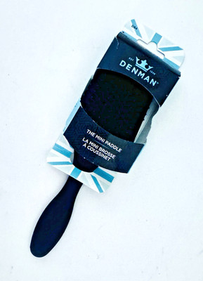 Denman Mini Paddle Brush - D84 - Black