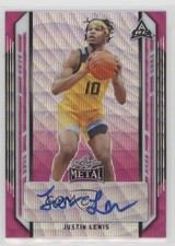 2021-22 Leaf Metal Pink Wave 16/20 Justin Lewis #BA-JL1 Auto 0l1