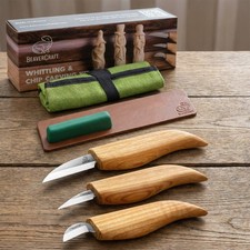 Wood Carving Knife Set Beginner Kit Chip, Whittling Detail Knives S15