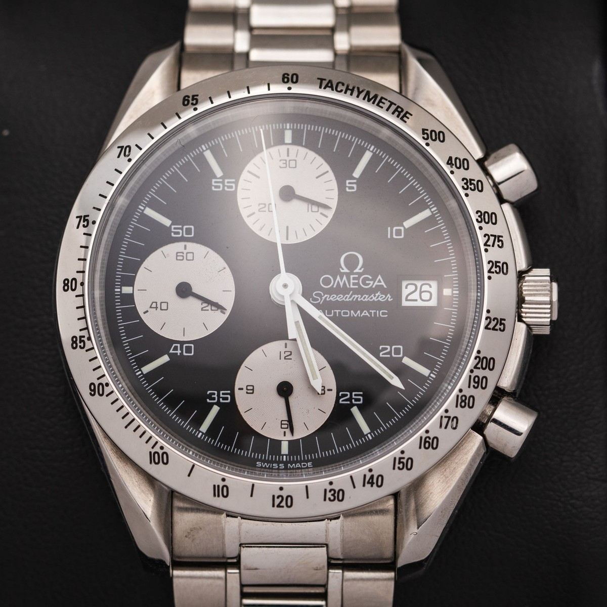 Omega Watch Chronograph Date 39mm Black Dial Speedmaster 3511.80