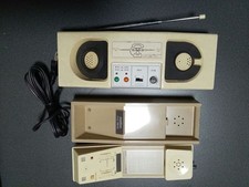 Ricevitore cordless retrò Yupiteru per telefono nero modello 600