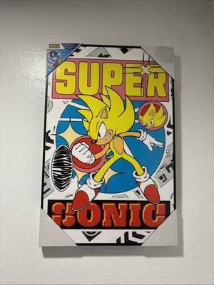 Sonic the Hedgehog Super Sonic High-Gloss Wall Art by SEGA   11 ×17 