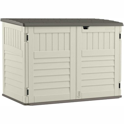 Suncast BMS4700 70 Cu Ft Stow-Away Horizontal Shed 70-1/2''W x 44-1/2''D x 52''H