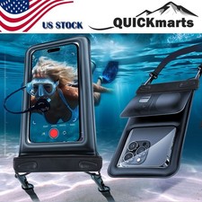 Waterproof Floating Phone Dry Bag Underwater Double Pouch Case fr Beach Swimming