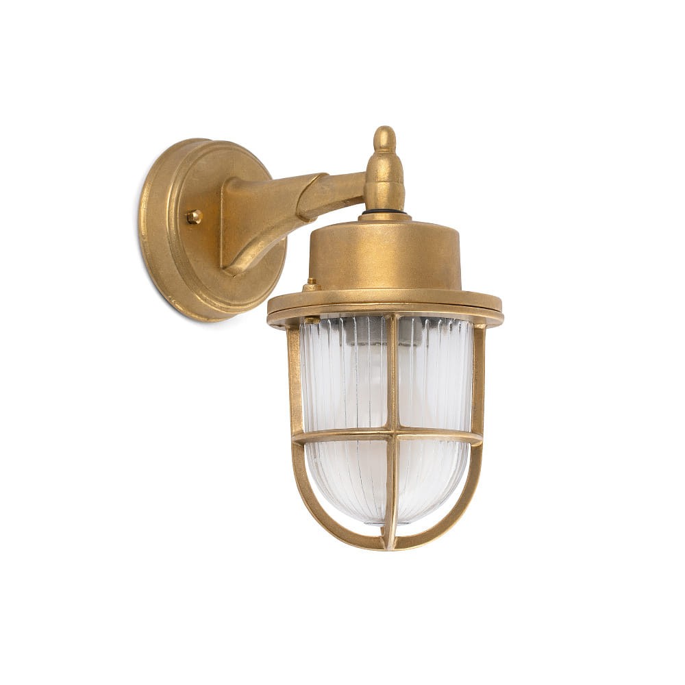 Outdoor Wandleuchte NAHIR E27, IP44, messing