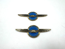 Fit For 70s Ford Thunderbird Decorative Emblem Ornament Badge Blue Gold 2pcs Fit For 70s Ford Thunderbird Decorative Emblem Ornament Badge Blue Gold 2pcs