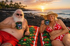 Disney Lilo & Stitch Oversized Mug Cup 20oz Christmas Holiday Festive Santa