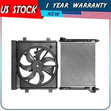 Electric Cooling Fan and Radiator Assembly For 13 14 15 2016-2019 Nissan Sentra