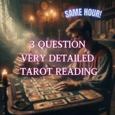 3 Question Tarot Reading - Detailed Psychic Reading Gain Clarity, Insight Guid
