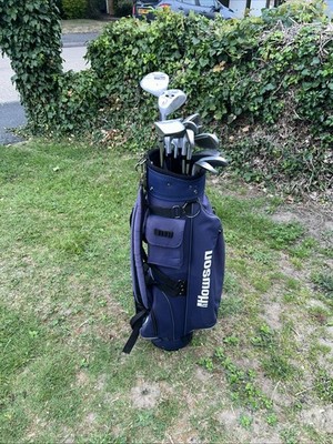 Herren Golfschläger Ideal Starter Set Howson Tour Line Hölzer Eisen Putter & Cart Bag
