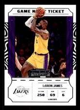 2022-23 Panini Contenders #21 LeBron James Game Night Ticket