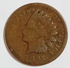 Indian Head Penny Lot of "1" VERY NICE 1887 GOOD OR BETTER°$ FREE SHIPPING $#315
