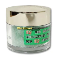 DND DIVA Dip-Acrylic Powder 2fl.oz Color Powder DV030- Jade Jingle