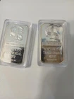 TWO- NORTHWEST TERRITORIAL MINT   .999 FINE  1 OZ SILVER BARS- Sealed
