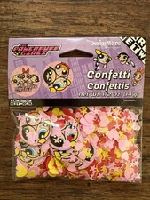 Vintage 2002 DesignWare Power Puff Girls Confetti NEW