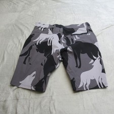 Greyson Indian Wells Swim Shorts Men 34 Black Wolf Camo Pocket In The Shadows 9"