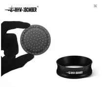 MHW-3BOMBER Magnetic Dosing Funnel Set Espresso Ring & Puck Screen Kit