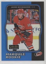 2017 O-Pee-Chee Platinum Retro Marquee Rookies Rainbow Blue Janne Kuokkanen 3xv