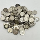 $15.60 Face Canada Dimes Ten Cent 10c 1967 & Older Canadian 80% Silver Coins