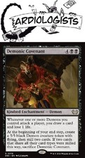 Demonic Covenant Magic The Gathering Mtg Duskmourn Commander Dsc Nm