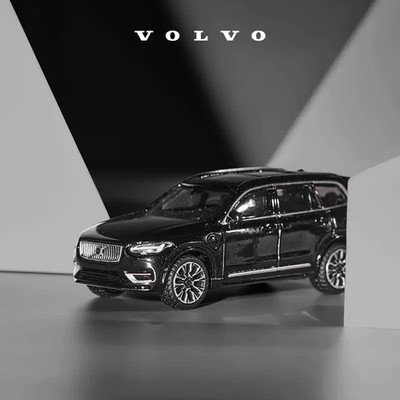 1:64 Black Volvo XC90 Diecast - Premium Luxury SUV Model Limited