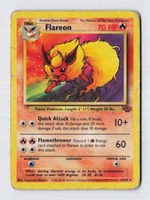 Pokémon TCG Jungle (Unlimited) Flareon 19/64 Rare HP