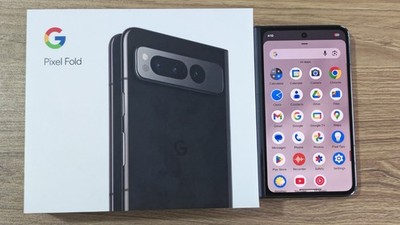 Original Google Pixel Fold 5G Unlocked 256G 12G RAM Obsidian Reboxed Excellent