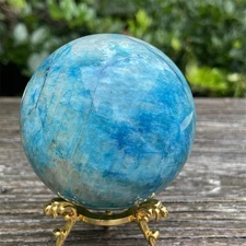 1.1LB 2.8" Blue Moon Stone Sphere Ball Crystal Quartz Heal Energy Gift Decorate