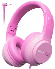 Kids Headphones, 74/85/94dB Volume Limiter, Foldable Wired Over Ear Headphone...