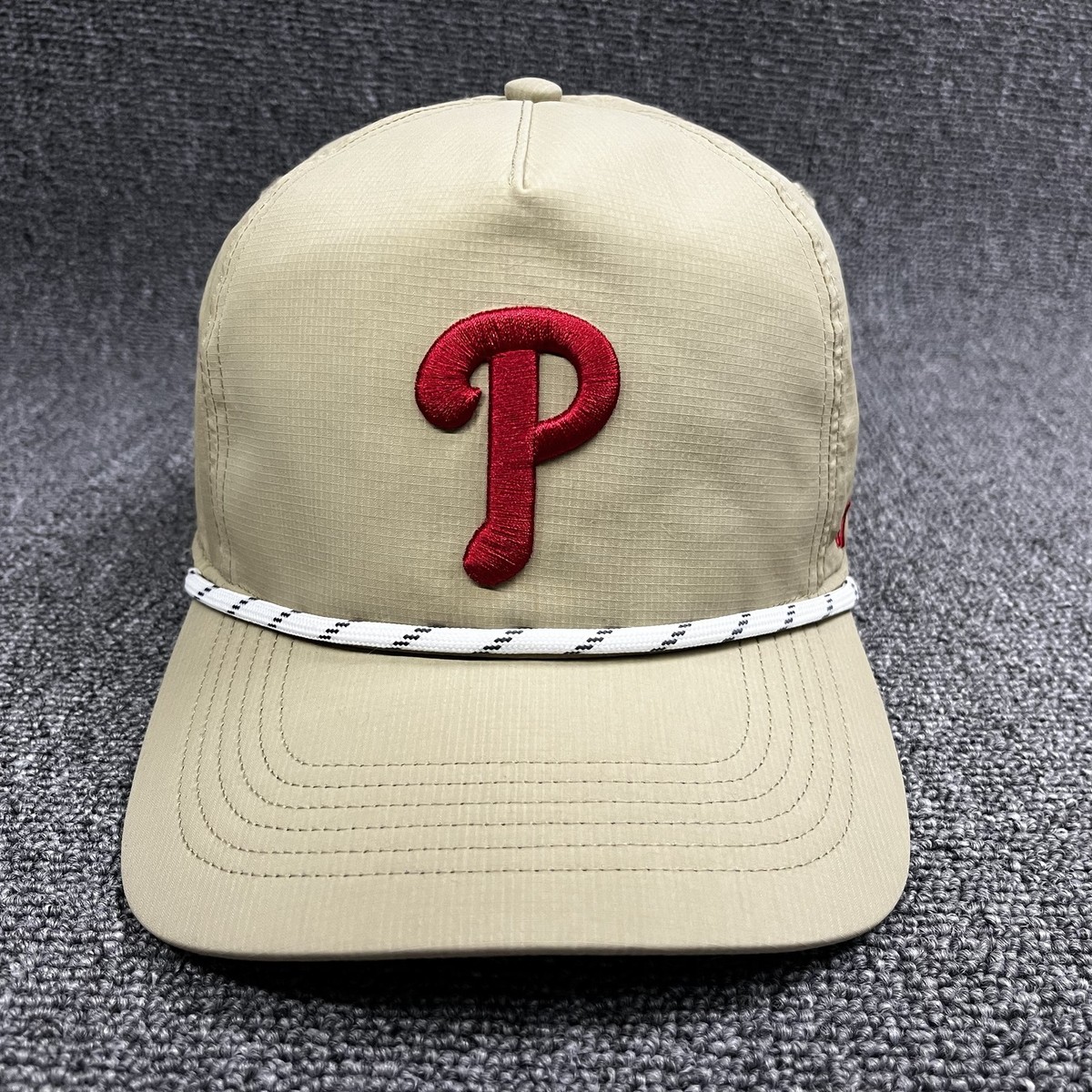 Philadelphia Phillies '47 Neutral Terrain Hitch Rope Snapback Hat Tan Ripstop