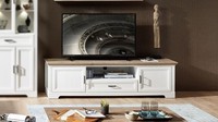 Tv-Board Weiß Unterschrank Lowboard Jasmin Pinie Hell Artisan Eiche 193 Landhaus