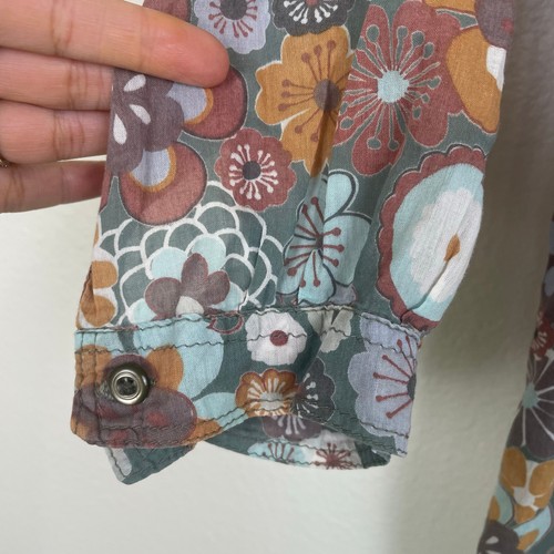 Vintage 70s Womens Top Sz M Forest Fairy Grunge Whimsigoth Cottage Boho Hippie , Size M, $24 - Photo 4