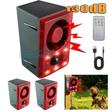 1/2PCS Solar Motion Sensor Alarm with Remote Control, 130Db Sound Light Alarm