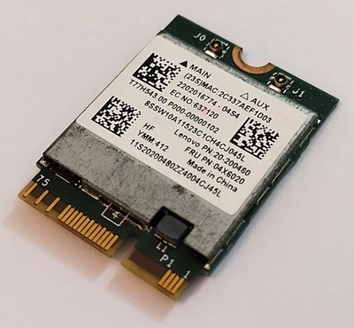 Lenovo Foxconn BCM94352Z M.2 WIFI 5 802.11AC BT 4.0 FRU 04X6020 Hackintosh