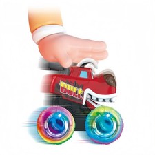 Dinosaur Toys Light Up Truck Press and Go Car Toy Gift For Toddler HO T E3T7