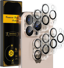 For 6 Pack Iphone 16 Pro/ Iphone 16 Pro Max Camera Lens Protectors, Clear