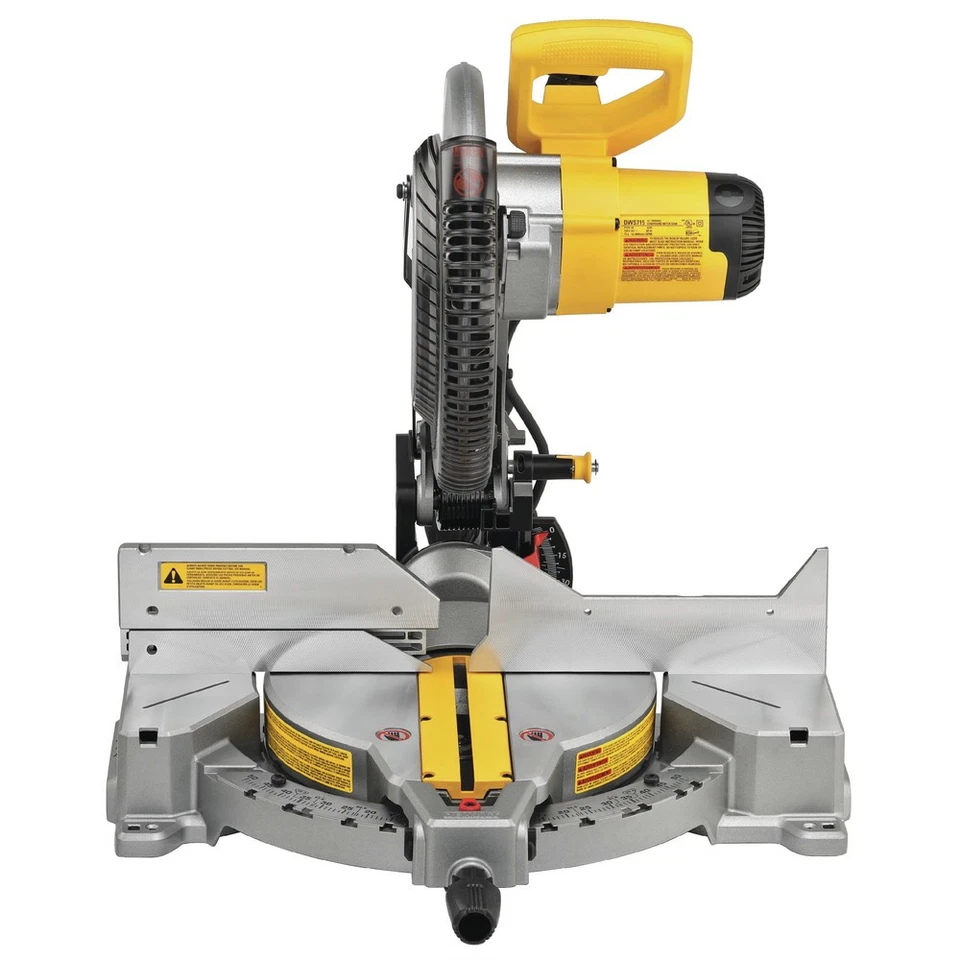 DEWALT DWS715R 12" 15 Amp Single Bevel Compound Miter Saw Certified Refurbished - Image 3 of 4