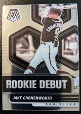 2021 Panini Mosaic Baseball Jake Cronenworth Rookie Debut #RD15 San Diego Padres