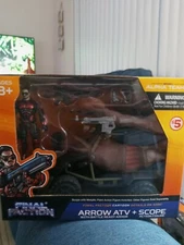 final faction alpha team 1 action figures arrow atv and scope action fig pack.  