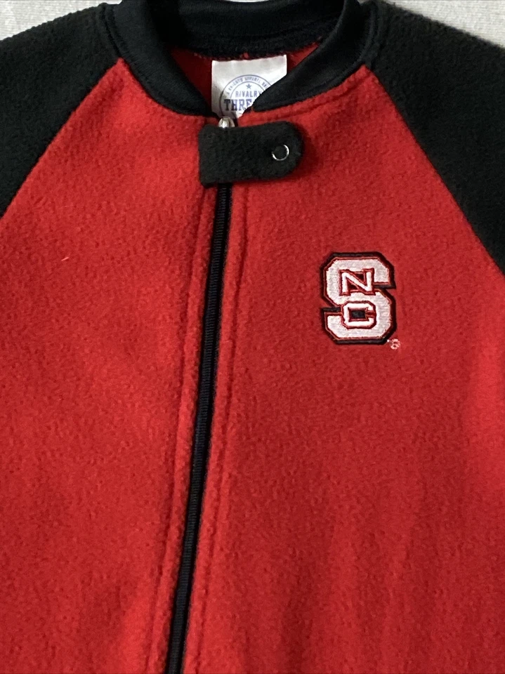 NCAA NC State Wolfpack Baby Boys' Long Sleeve Footed Blanket Sleeper, 6-9 Months - Image 2 of 4