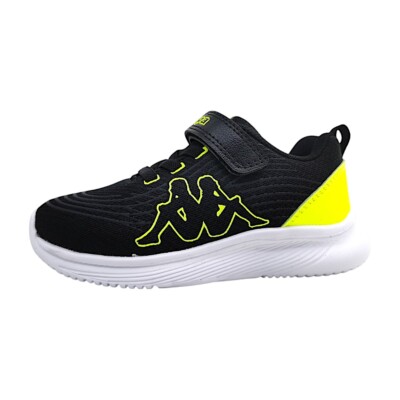 Kappa  Sportschuhe Kinder Sneaker Klettschuh Schwarz Freizeit