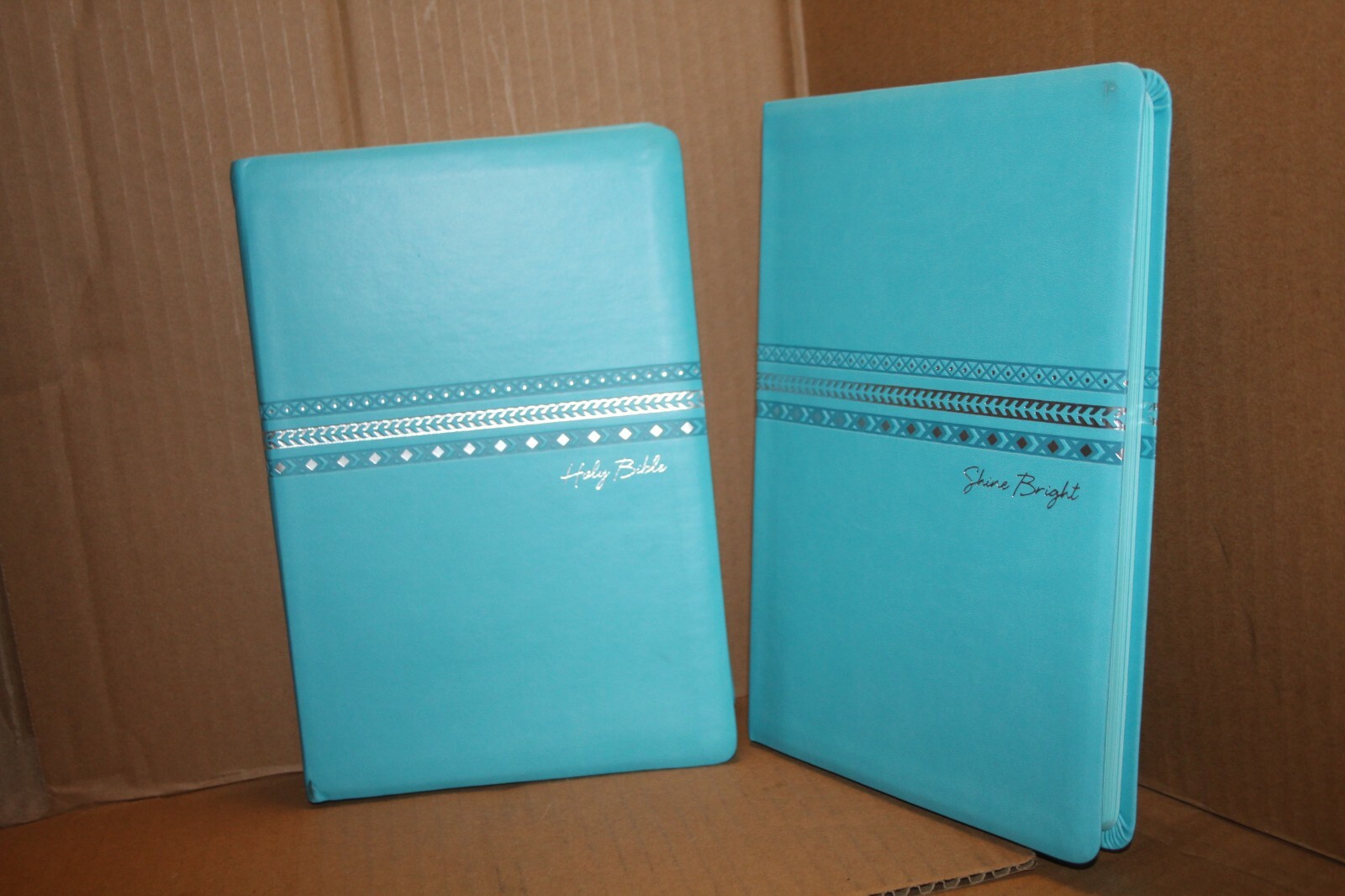 Holy Bible NIV 2011 Zondervan Edition Teal Leathersoft Cover