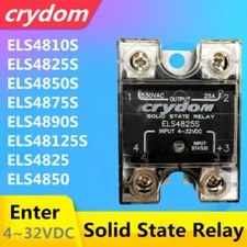 Crydom Solid State Relay ELS4810S 50S 25S 75S 90S 125S 25A 50A 4~32VDC/530VAC