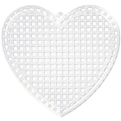 Cousin 7 Stück Kunststoff Leinwand Formen 3'' klare Herzen 10 Stück