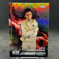 Leia Organa 2024 Topps Chrome Star Wars Refractor 103