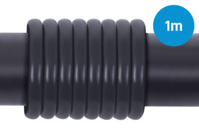 Alphacool EPDM Tube 16/10 - Black 1m (3,28ft) Meterware