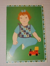 Vintage 1977 Carlsen Paper Doll Card 3095/2